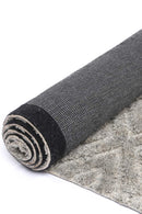 Dune Cove Grey Diamond Wool Rug