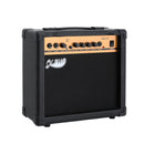 20W Guitar Amplifier Portable Practice Amp Overdrive 3-Band EQ Black