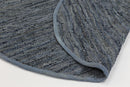 Lagoon Cove Grey Round Rug