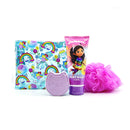 Gabbys Dollhouse Bath And Body Set Body Wash 150Ml Bath Fizzer Loofah