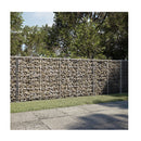 Gabion Basket With Cover 350X100X100 Cm Galvanised Iron
