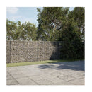 Gabion Basket With Cover 400X50X150 Cm Galvanised Iron