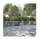 Gabion Basket With Cover 500X50X50 Cm Galvanised Iron