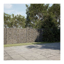 Gabion Basket With Cover 700X50X150 Cm Galvanised Iron
