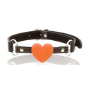 The 9S Orange Is The New Black Heart Gag Black Orange Mouth Restraint