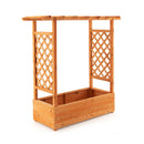 Raised Garden Bed With Top And Side Trellis For Garden