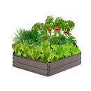 HDPE Raised Garden Bed with 2 Configurations of Rectangular and Hexagon