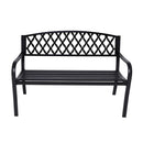 Steel Outdoor Garden Bench Diamond