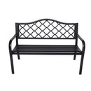 Steel Outdoor Garden Bench Elegant