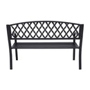 Steel Outdoor Garden Bench Diamond