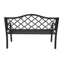 Steel Outdoor Garden Bench Elegant