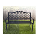 Steel Outdoor Garden Bench Elegant