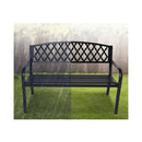 Steel Outdoor Garden Bench Diamond