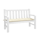 Garden Bench Cushion Cream 120X50X7 Cm Oxford Fabric