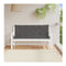 Garden Bench Cushions 2Pcs Anthracite 150X50X7Cm Oxford Fabric