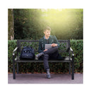 Garden Bench Metal Park Bench For Terrace And Balcony