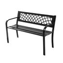 Garden Bench Metal Park Bench For Terrace And Balcony