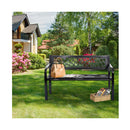 Garden Bench Metal Park Bench For Terrace And Balcony