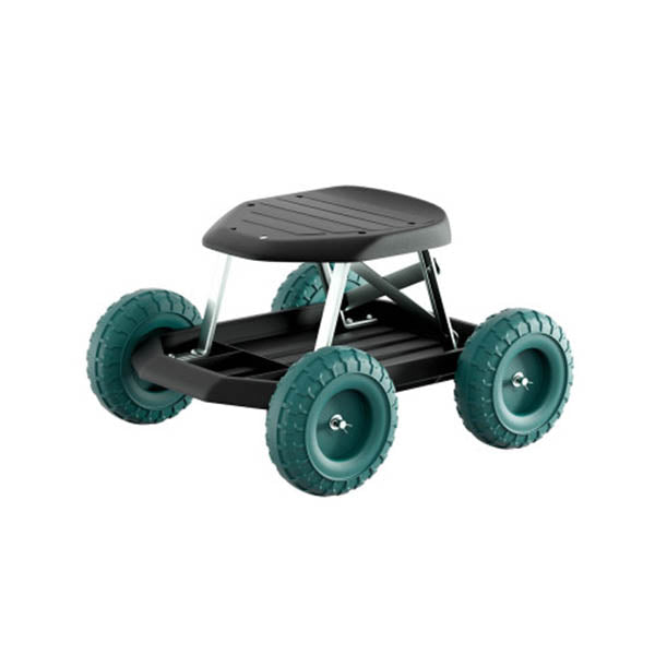 Garden Cart Rolling Stool With Wheels Gardening Helper Seat Farm Yard