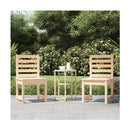 Garden Chairs 2 Pcs Solid Wood Pine