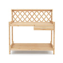 Garden Potting Bench Table Wooden Planting Workstation