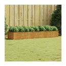 Garden Raised Bed 280X80X40 Cm Corten Steel