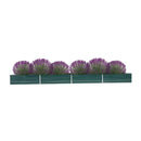 Garden Raised Bed Galvanised Steel 600X80X45 Cm Green