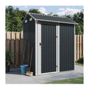Garden Shed Anthracite Galvanised Steel