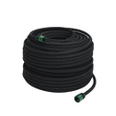 Garden Soaker Hose Black 100 M Rubber