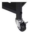 Garden Tool Organiser Stand Holder 3x2tier Storage Rack With Wheels