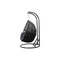 Outdoor Egg Swing Hanging Pod Chair Wicker Cushion 2 Person Grey