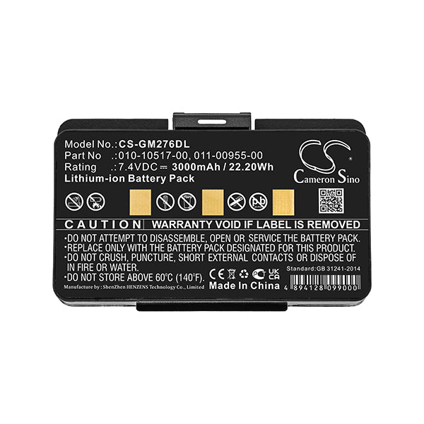 Cameron Sino Cs Gm276Dl 3000Mah Replacement Battery For Garmin