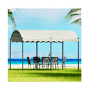 Gazebo 4X3M Party Marquee Outdoor Wedding Event Tent Iron Art Beige