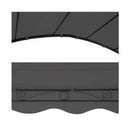 Gazebo 4X3M Party Marquee Outdoor Wedding Event Tent Iron Art Tent Grey