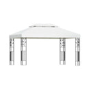 Gazebo 4X3M Party Marquee Outdoor Wedding Event Tent Iron Art White