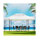Gazebo 4X3M Party Marquee Outdoor Wedding Event Tent Iron Art White