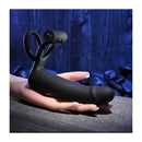 Gender X Full Swing Cock Ring With Double Penetrator Dildo Black