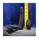 Gender X Full Swing Cock Ring With Double Penetrator Dildo Black