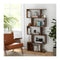 Geometric S Shaped Bookcase With Anti Toppling Device Coffee