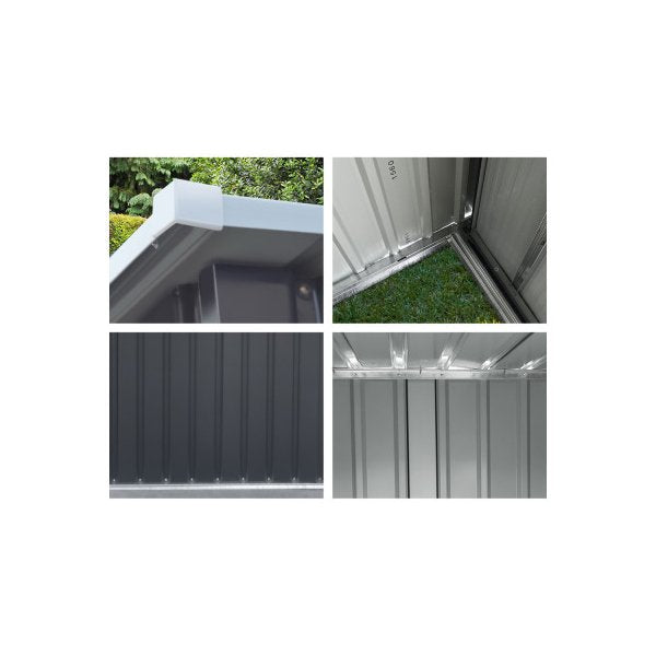 Garden Shed Outdoor Tool Storage Workshop House Galvanized Steel