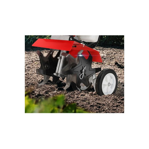 88Cc Rototiller Cultivator 6 Blades Garden Soil Power Rotary Hoe