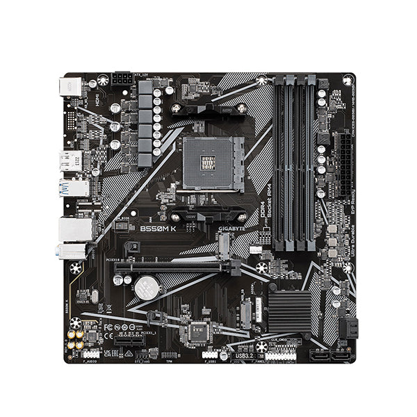 Gigabyte B550Mk Amd Am4 M Atx Motherboard