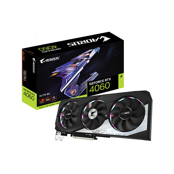 Gigabyte Nvidia Geforce Rtx 4060 Aorus Elite 8Gd Gddr6 Video Card