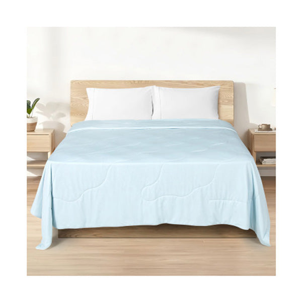 Giselle Cooling Quilt Summer Blanket Comforter Blue Double
