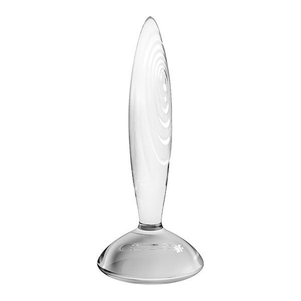 Satisfyer Sparkling Crystal Clear Glass Butt Plug