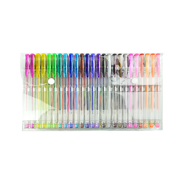 100Pc Set Glitter Gel Pens