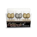 Glitterati Boobie Novelty Candle Set Of 3