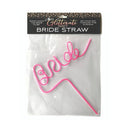 Glitterati Bride Straw Hens Party Novelty