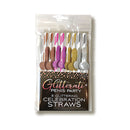 Glitterati Celebration Party Straws 8 Pack