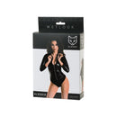 Glossy Wetlook Bodysuit With Zip Alessia